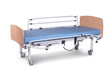 Cama articulada eléctrica ortopédica com colchão hospitalar