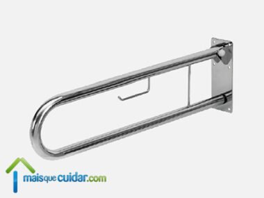 Barra de apoio Wc rebatível em Inox