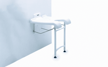 Assento de duche rebativel de parede Sansibar da Invacare