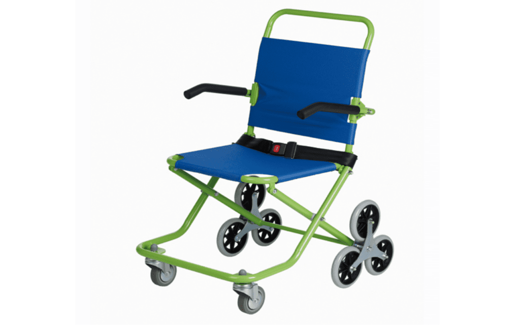 Cadeira de rodas em alumínio para escadas