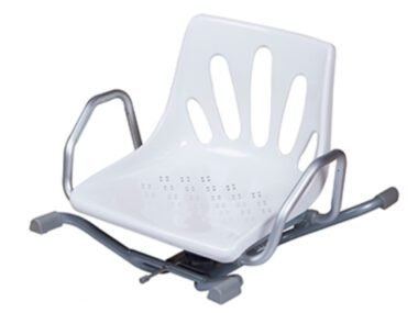 Cadeira giratória para banheira em alumínio