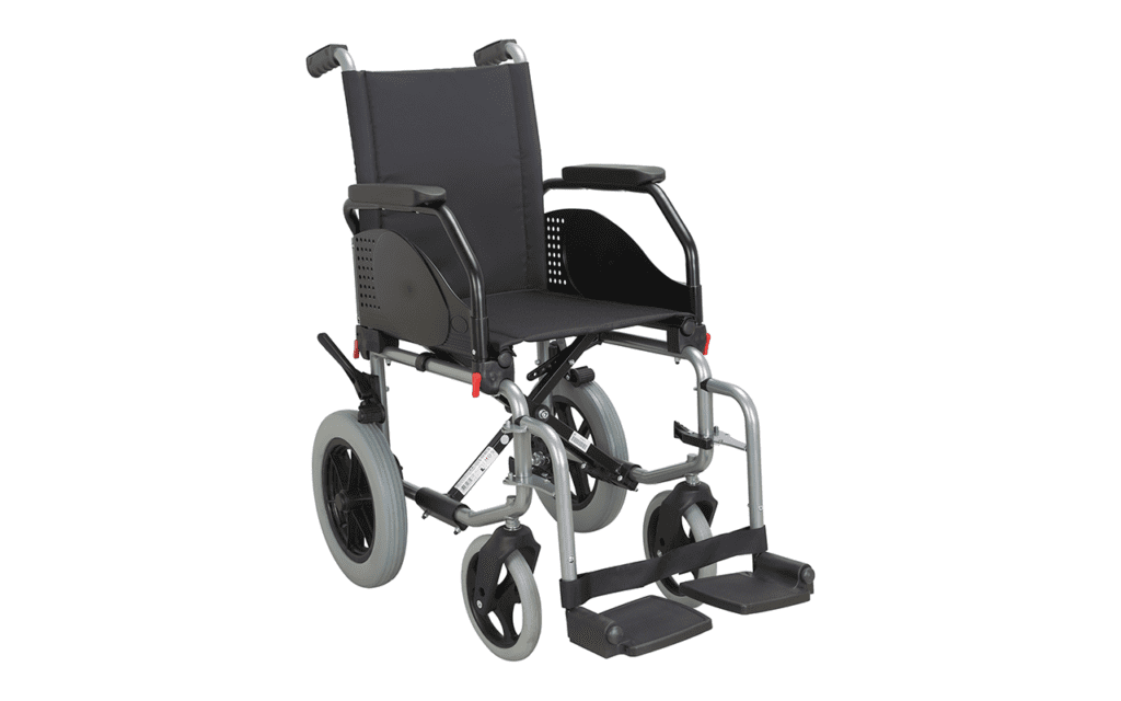 Cadeira de rodas Celta versão trânsito rodas traseiras maciças
