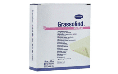 Grassolind compressas neutras de gaze com vaselina Hartmann