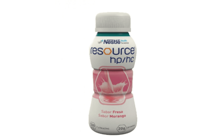 Resource HP e HC com sabor a morango da Nestlé
