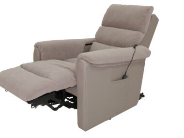 Poltrona Invacare Cosy Up microfibra cinza taupe