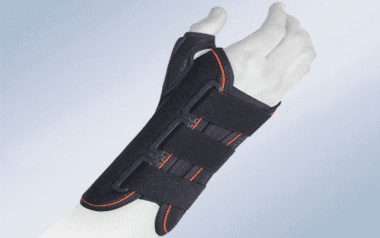 Pulso comprido com tala flexível palmar e polegar amovível da Orliman