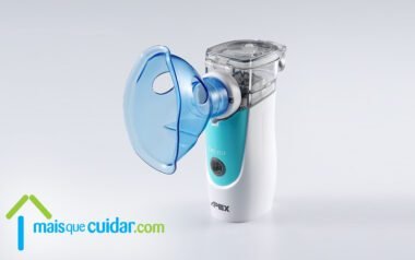 nebulizador eletrónico membrana vibratória portátil Mobi Mesh