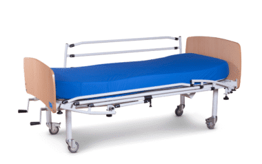 Cama articulada manual hospitalar com colchão viscoflex da Systam