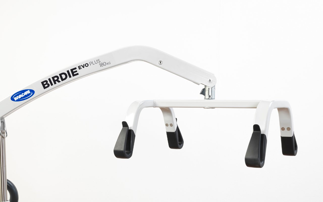 Elevador Birdie Evo Invacare com 4 apoios de fixação