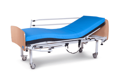 Cama articulada eléctrica hospital com colchão viscoelástico premium