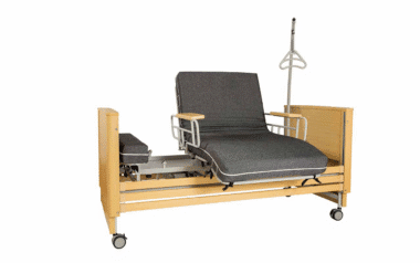 Cama articulada elétrica rotativa