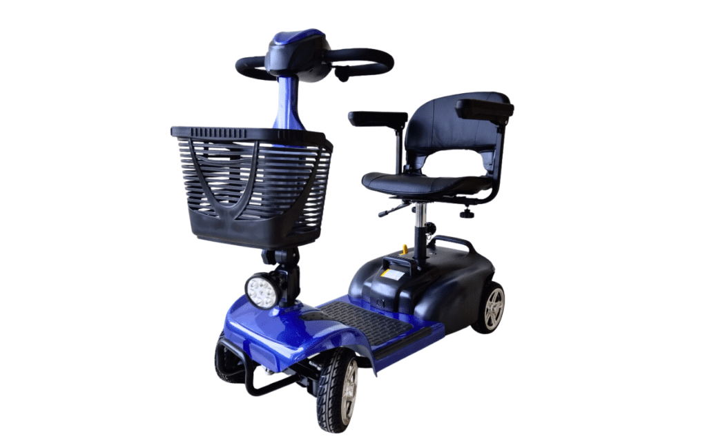 Scooter de mobilidade elétrica ZipGo Compact na cor azul