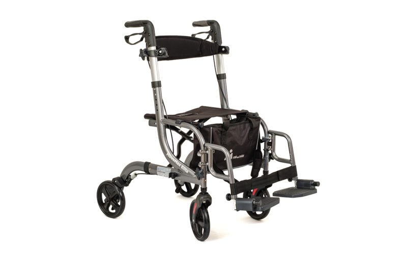 andarilho com cadeira de rodas incorporada Movemax Elite da marca Mais que Cuidar