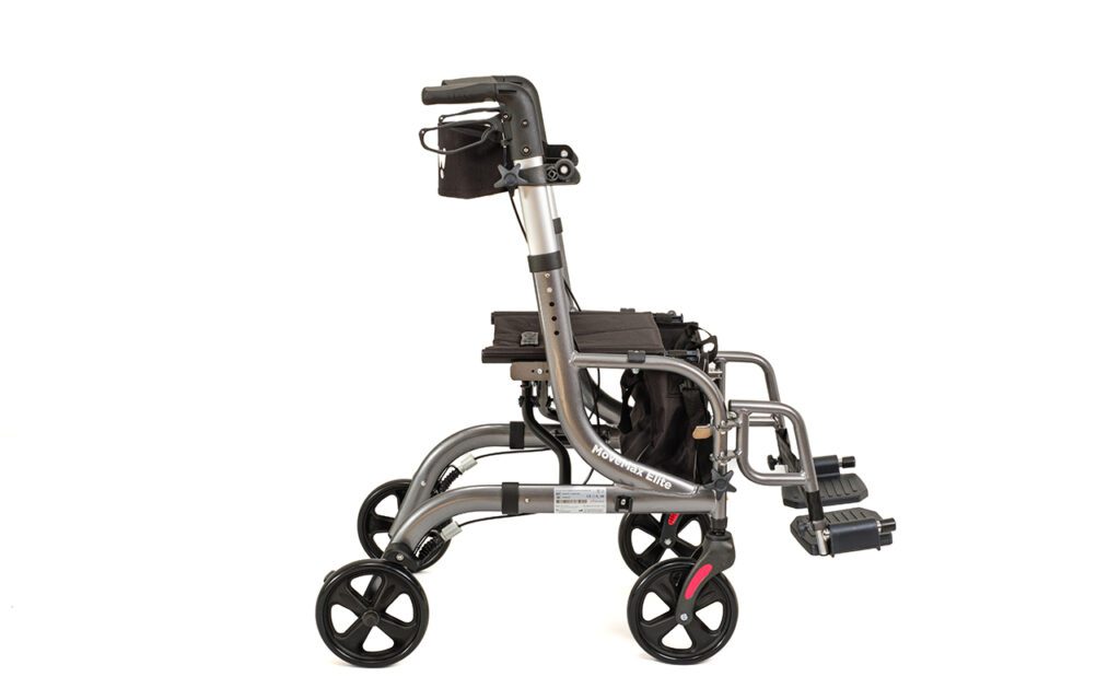 Andarilho com cadeira de rodas incorporada Movemax Elite da Mais que Cuidar