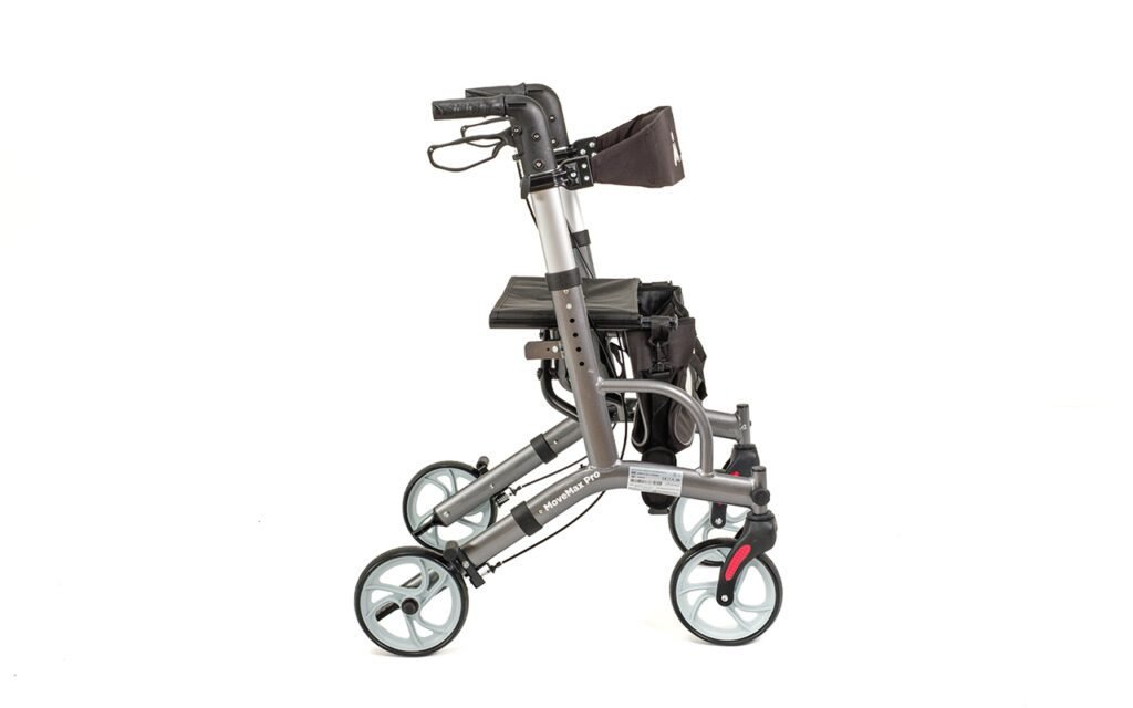 Andarilho de 4 rodas em alumínio MoveMax Pro