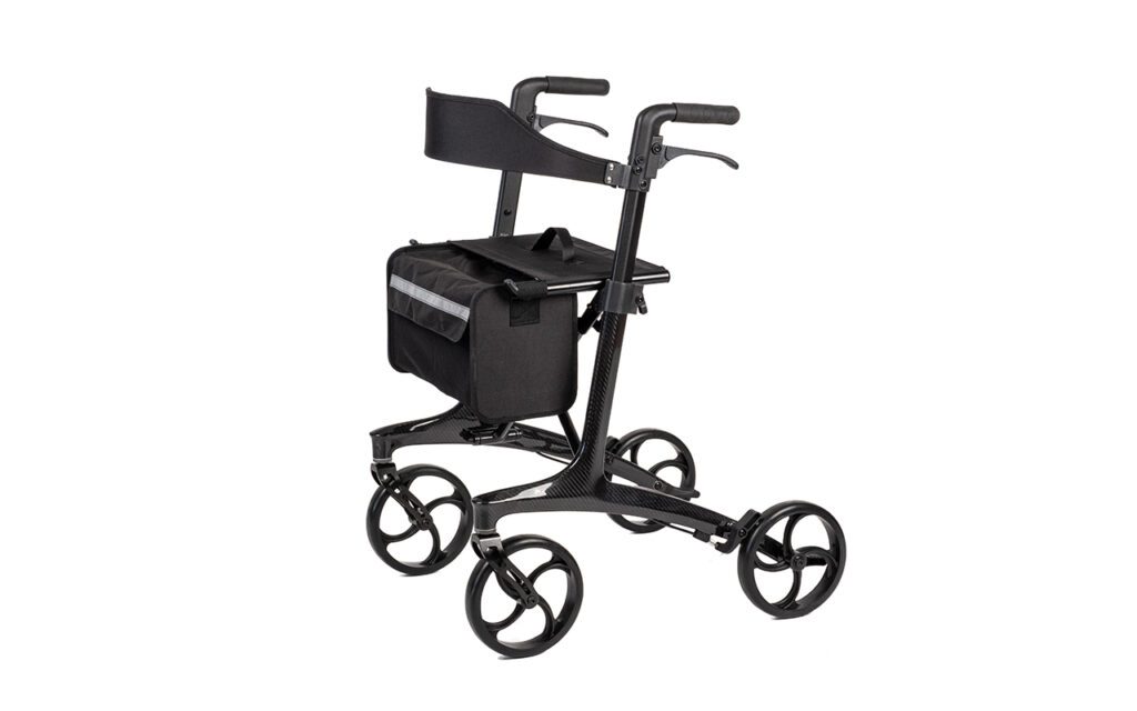 Andarilho de 4 rodas com estrutura em carbono Movemax Deluxe